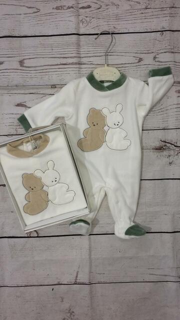 CHENILLE ROMPER WITH FEET LJ-234 Les Jolies - SITE_NAME_SEO